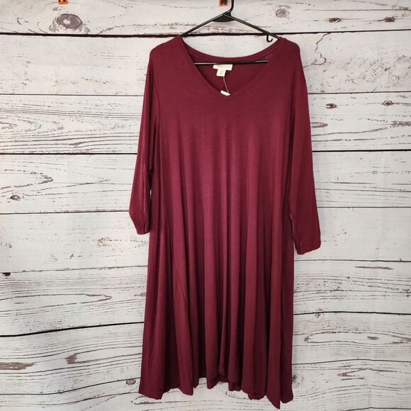 Style & Co Rayon Dress 1X NWT - Picture 2 of 4
